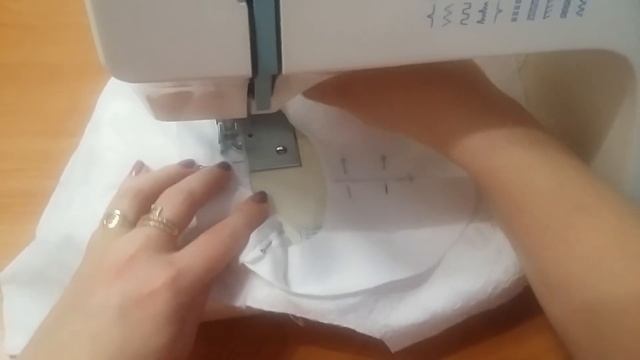 Обработка горловины с разрезом обтачкой