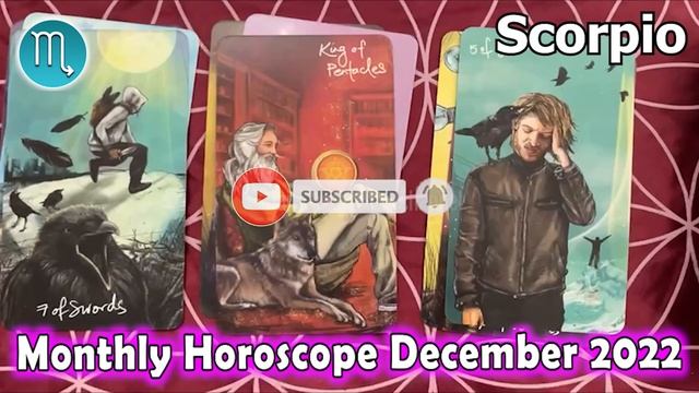 ❎ FREE daily HOROSCOPE ❎ SCORPIO monthly HOROSCOPE TODAY December 2022 ? horoscope tarot