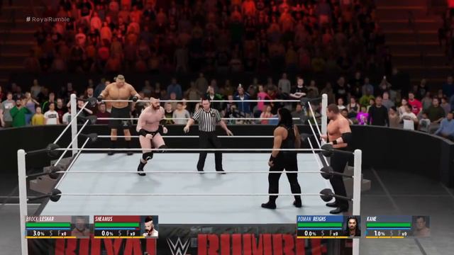 |WWE 2K16| Шеймус и Брок Лэзнер растоптали Романа Рейнза и Кайна смотреть онлайн