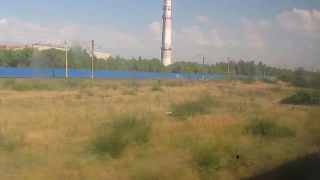 Поезд 302Б/301Б Минск — Адлер подъезжаем к станции Придача (Воронеж-Южный)