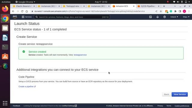 create ECS multidocker using Elastic Beanstalk смотреть онлайн