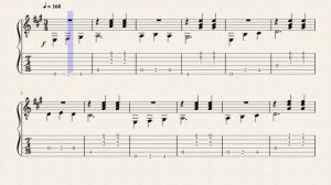 Pitios - Mazurka Op.8 - Antonio Alba (1873 - 1940) - Tablature