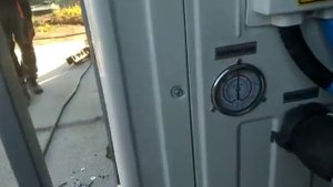 звук при работе компрессора у теплового насоса FMP-050DC/380V