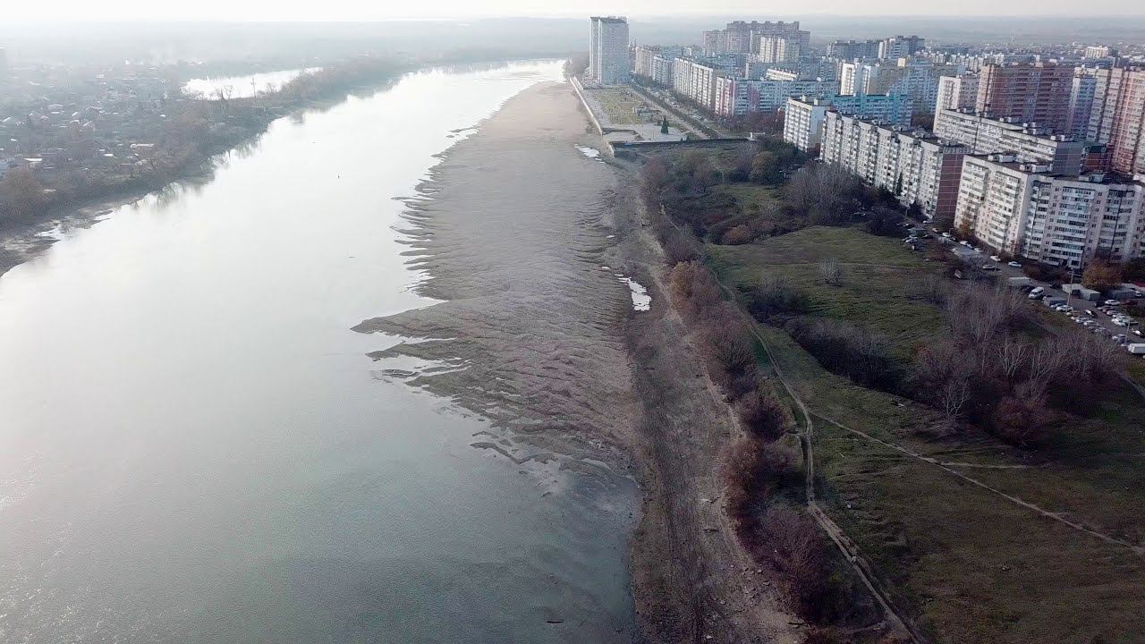ЮМР, Краснодар: 2-я очередь аллеи 80-летия Рождественская набережная - 12 декабря 2020 (4K)