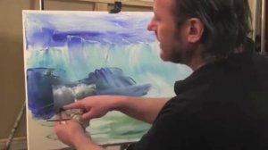 "Море. Прозрачная волна" Урок с замедленными съемками, художник Игорь Сахаров