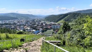 Город  Горно-Алтайск , Алтай, гора Туу-Кайя, смотровая площадка.