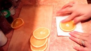 Как засушить дольки апельсина | DIY