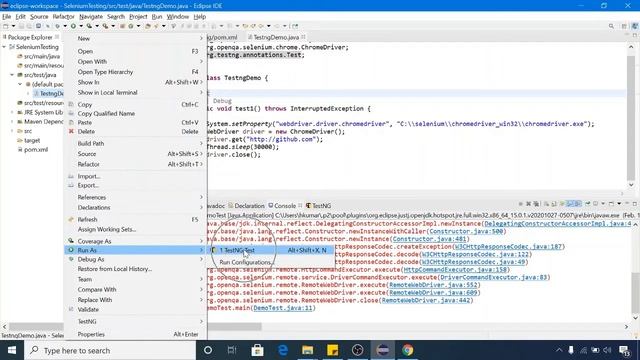 #3 Add TestNG dependency to Selenium Maven project: Selenium Webdriver 3  Tutorial
