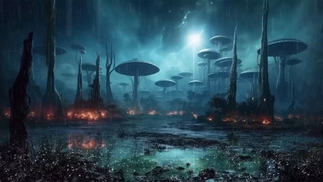 Otherworldly Ambience: Rainfall on an Alien Planet