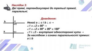 Геометрія 7 клас. Ознаки паралельності прямих