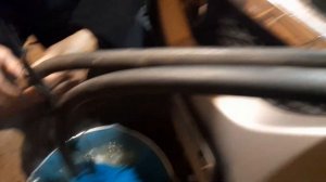 Промывка радиатора печки насосом малыш