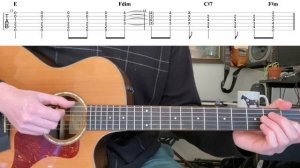 My Sweet Lord Guitar Lesson - George Harrison - Chords + Solo (No Capo)