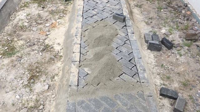 гранитная брусчатка француз габбро укладка мощение #гранит #брусчатка смотреть онлайн