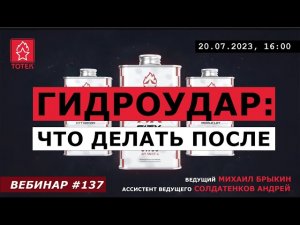 ГИДРОУДАР И АКВАПЛАНИРОВАНИЕ. ЧТО ОБЩЕГО ? ВЕБИНАР №137