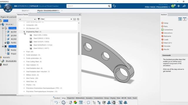 Structural Scenario Creation in 3DEXP | Simulation | FEA | Tutorial | English смотреть онлайн