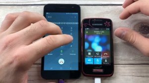 Incoming Mobile Calls/ Small Phone/ Samsung J260 vs Samsung La Fleur GT-S5230/ Outgoing Call