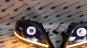 Обзор работы передних фар для Лада Ларгус.