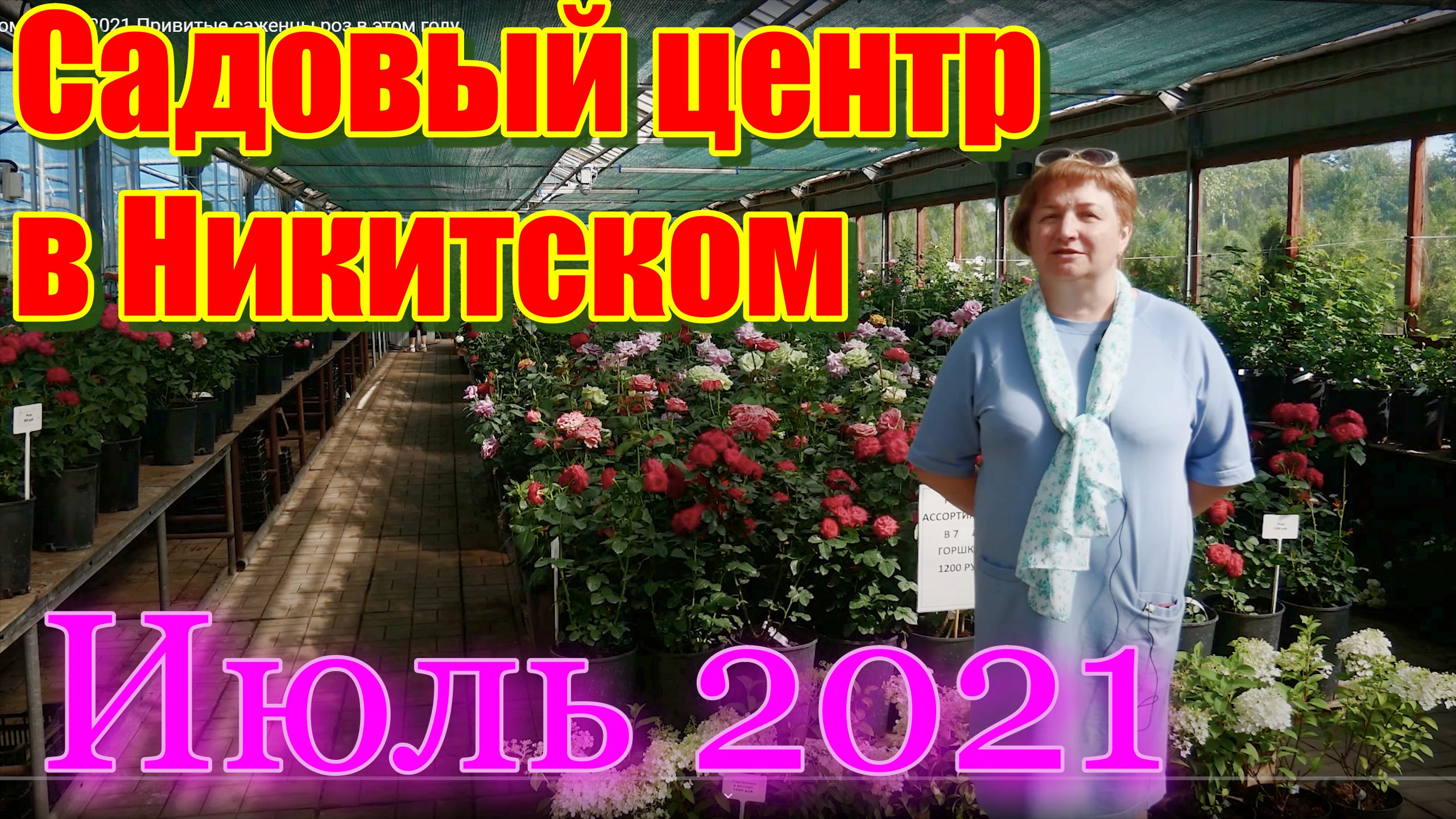 Садовый центр в Никитском Июль 2021.Привитые саженцы роз в этом году