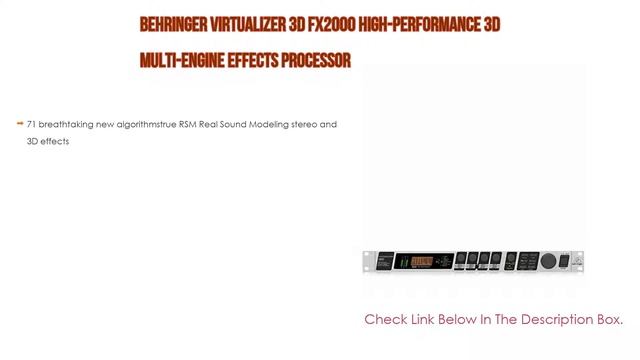 Top #5 Best Guitar Rack Effects Processor Based On Customer Ratings