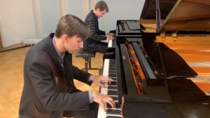 Д. Шостакович. Концертино для двух фортепиано. Исполняют Равиль Ислямов и Андрей Зубенко.