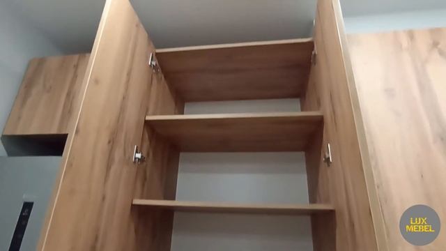 Видеотур по кухне  клиента - МДФ Эмаль+ЛДСП Дуб Вотан