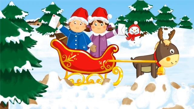 We wish you a merry Christmas (christmas song for kids with lyrics) смотреть онлайн