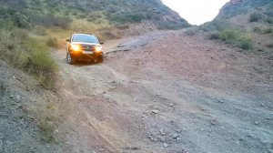 Cпуск На "Чертов Палец". Как справился Lexsus RX 330. Off-road, descent to the river.