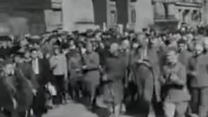 Ленинград, казнь пленных немцев / Leningrad, execution of German prisoners