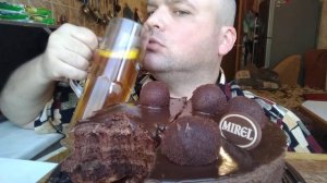 МУКБАНГ ТОРТ MIREL БЕЛЬГИЙСКИЙ ШОКОЛАД | MUKBANG CAKE MIREL BELGIUM CHOCOLATE
