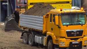 AMAZING RC CONSTRUCTION SITE// RC VOLVO DIGGER EC480// RC SCANIA TRUCKS// HEAVY HAULAGE RC TRUCK