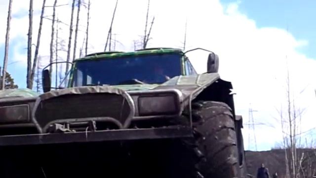 уаз вездеход на шинах низкого давления Russian SUV monster смотреть онлайн