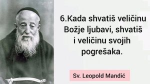 10 stvari koje možemo naučiti od svetog Leopolda Mandića