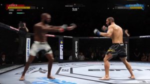 Легенда ММА Джон Джонс против Хамзата Чимаева / кто кого? / полный бой UFC 4