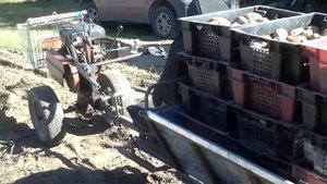 Самодельная тележка" самосвал  " к мотоблоку "Каскад ".