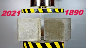 HYDRAULIC PRESS VS ANTIQUE AND MODERN CONCRETE