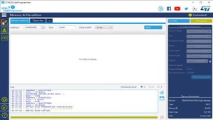 Removing write protection and download firmware using stm32cubeprogrammer