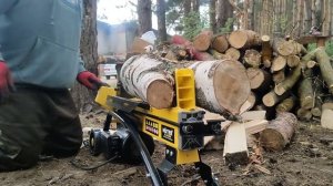 Гидравлический дровокол , тест на максимум HLS-5500H