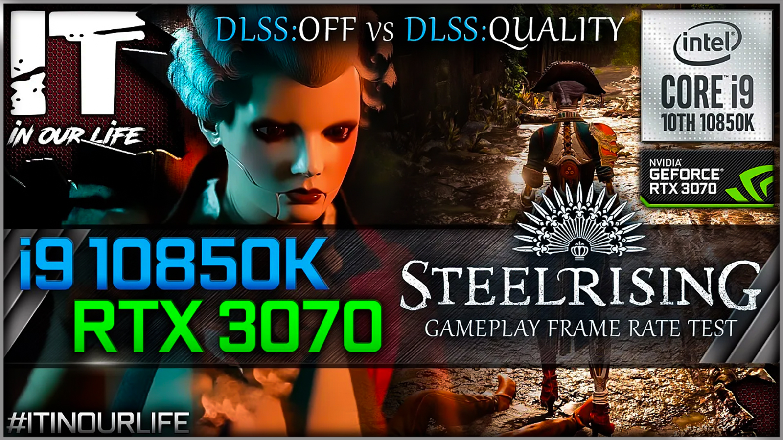 Steelrising - i9 10850K + RTX 3070 | Gameplay | Frame Rate Test | 1080p, 1440p, 2160p