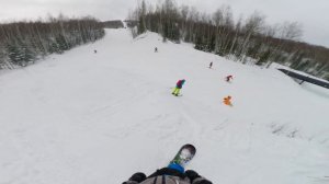 "Губаха" (21-22.01.24) GoPro 12 Max Lens Mode 2.0 4K Snowboarding