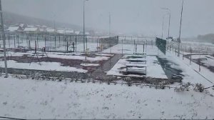 В Башкирии на Учалы обрушился снегопад
