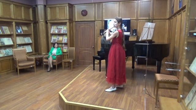 С. В. Рахманинов "Не пой, красавица" Исп. Анна Чуракова 11 лет (флейта), Евгения Кудоя (ф-но) смотреть онлайн