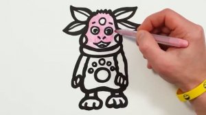 Рисуем фломастерами. Простой милый рисунок. Рисование для детей