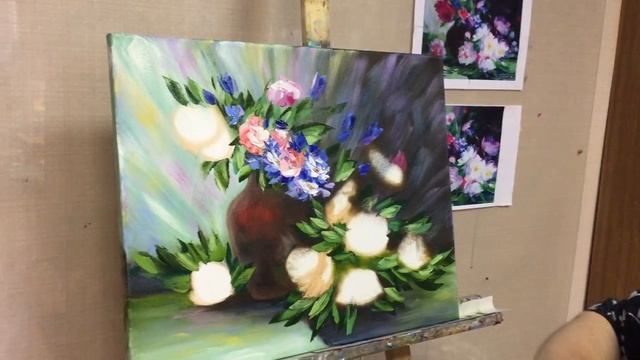 6-часовой мастер-класс по живописи с художником Еленой Осиповой смотреть онлайн