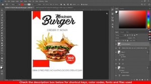 How to make Burger Poster Design in Photoshop | Photoshop Tutorial | Anant Duhan Photoshop