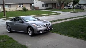 Infiniti g 37 wife doing first drive