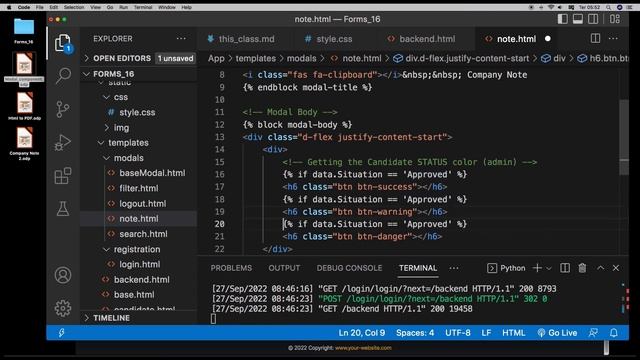 DJANGO FULL STACK APP | Updated 2022 | ADVANCED Crash Course | Bootstrap 5 | No scripts | Part #16 смотреть онлайн