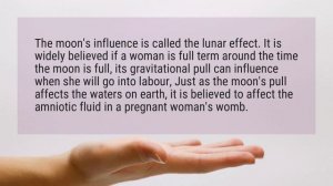 Does full moon affect pregnancy?