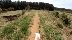 Эндуро. Жаркий день вдоль реки Пышма.
