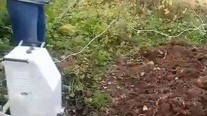 ЭлектроЛебёдка ЛС 100А - вспашка огорода