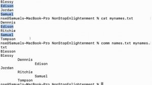 #12 | Comparing two files | Linux/Unix Commands | comm